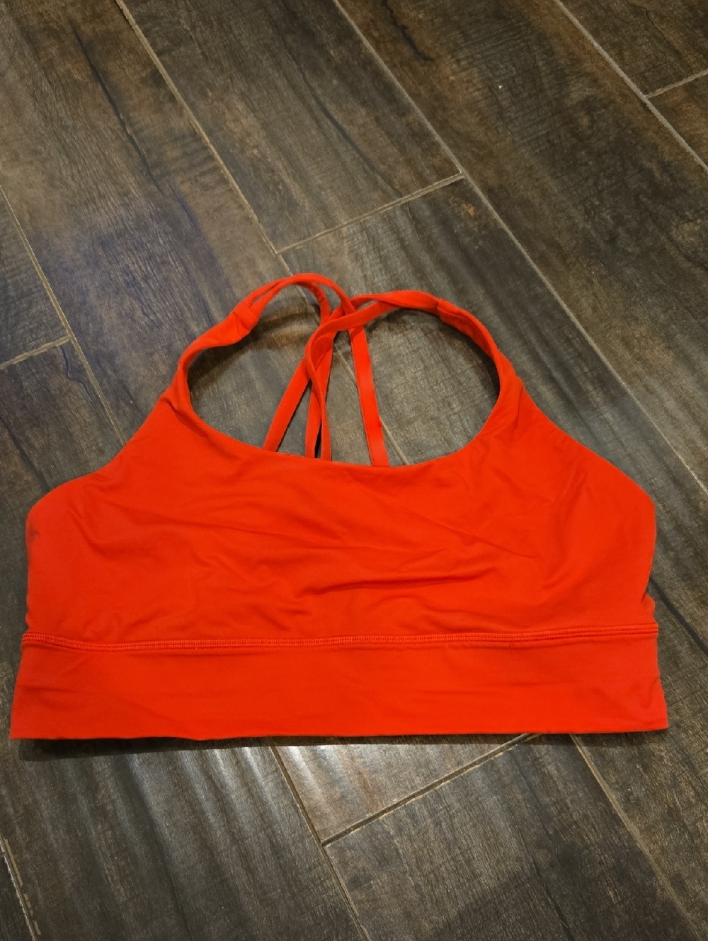 Women's Lululemon Red Strappy Sports Bralette